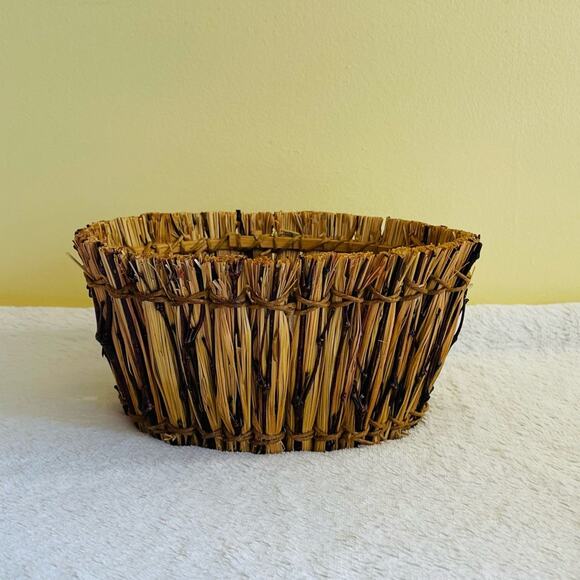 Pier 1 Imports Basket Storage Organizer Bath Office Decorative - Picture 4 of 12